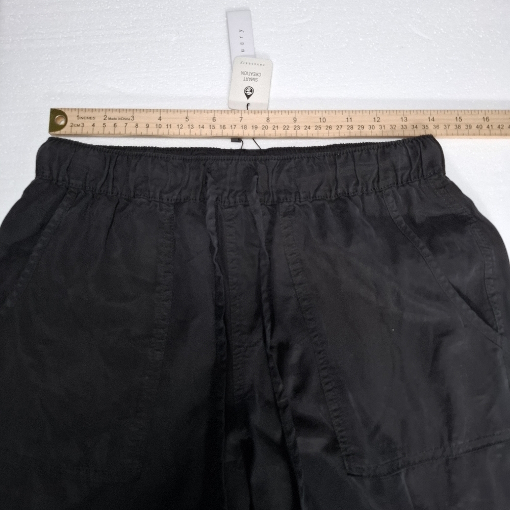 Sanctuary Women's Washed Black Go Easy Pants, Size M Soft Relaxed - Picture 9 of 14